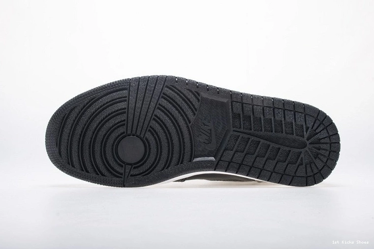 OG 555088-013 Shadow High Black Retro 1 Gray  Jordan Air 1001